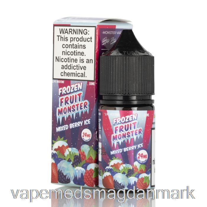 Vape Uden Nikotin Er Blandet Bær - Frossen Frugt Monster Salt - 30ml 48mg
